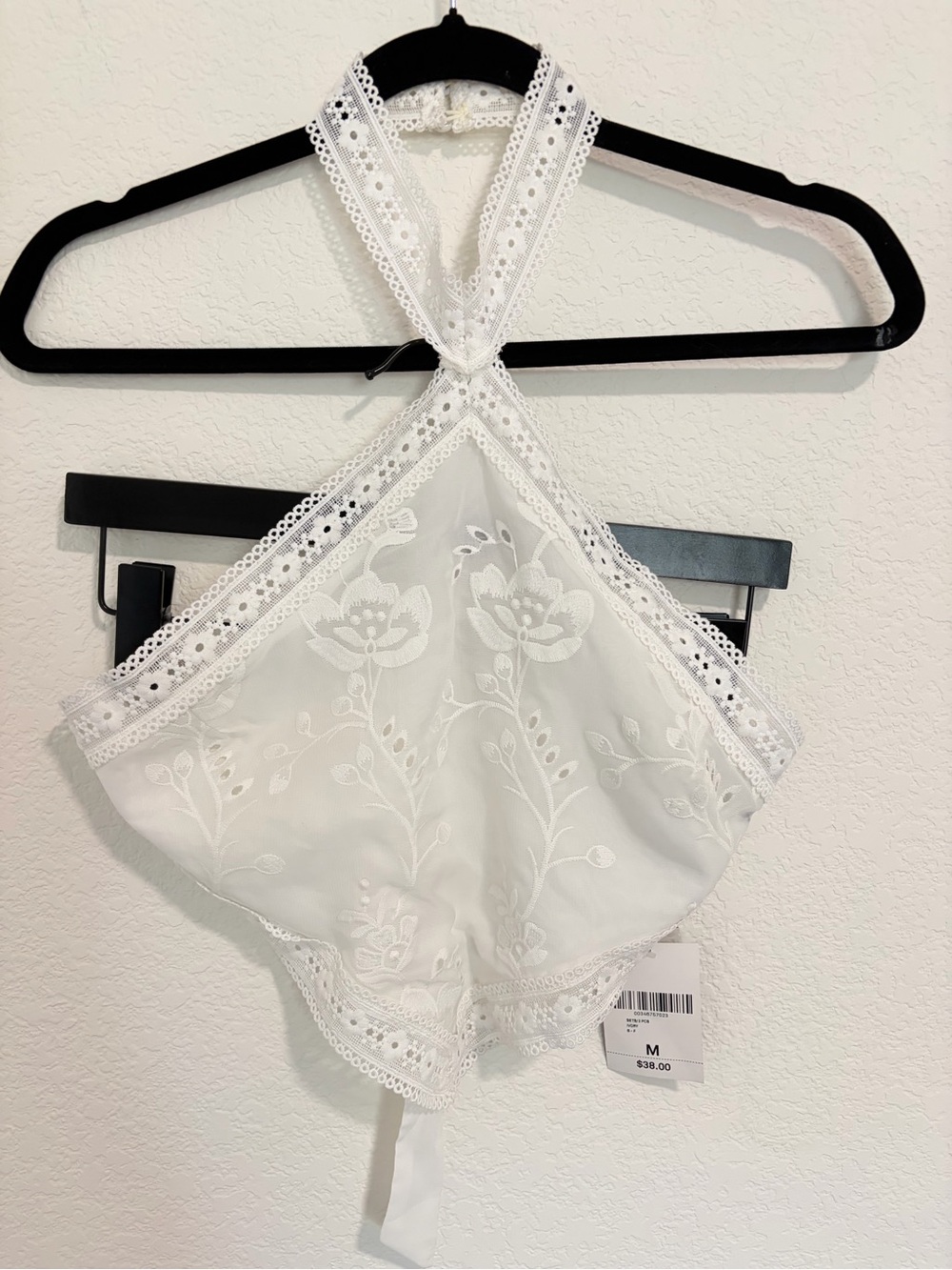 NWT White Forever 21 2 Piece Festival Skirt and Tank Top Lace Set Size M - Picture 2 of 12